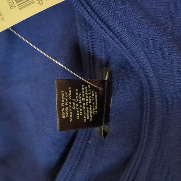 Ann Taylor Sleeveless Knit Dress, S, Dark Blue - Picture 8 of 13